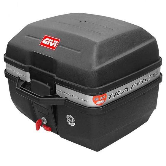 Baú Bauleto Moto Givi Monolock C/Base e Kit de Parafusos 27L Menor preço em Baú Bauleto Moto Givi Monolock C/Base e Kit de Parafusos 27L
