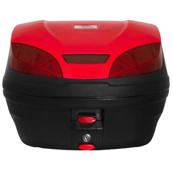 Imagem de Bau Bauleto Traseiro Moto 30 Litros Pro Tork New Smartbox 3 Bagageiro Churrasqueira Grande