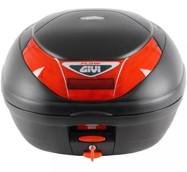 Baú Givi Monolock Flow 35L Bauleto Traseiro Moto com Base Menor preço em Baú Givi Monolock Flow 35L Bauleto Traseiro Moto com Base