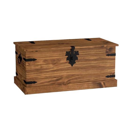 Imagem de Baú Multiuso Caixa Lenha Rustic Line Móveis Mpo
