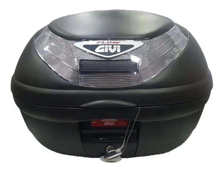 Bauleto Givi E350n 35 Litros Monolock (lente fumê) Menor preço em Bauleto Givi E350n 35 Litros Monolock (lente fumê)