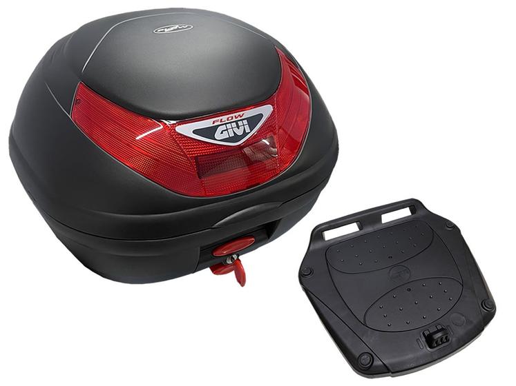 Bauleto Givi Monolock E350N 35 Litros Flow Menor preço em Bauleto Givi Monolock E350N 35 Litros Flow