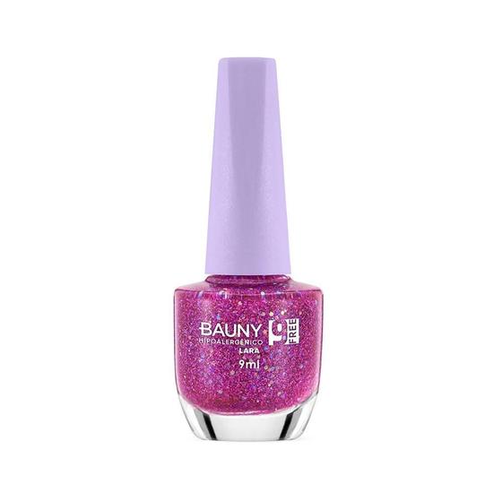 Imagem de Bauny Esmalte Glitter 9Free 9Ml Cor Lara