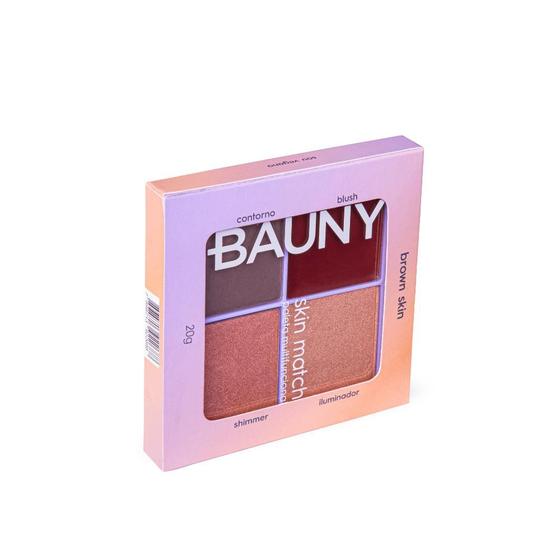 Imagem de Bauny Skin Match Brown - Paleta Multifuncional 20g