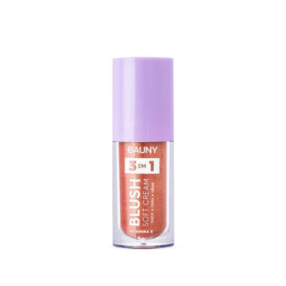 Imagem de Bauny Soft Cream Bossy - Blush Líquido Soft 3 Em 1 5g