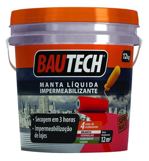 Bautech Manta Líquida, Cinza, 12kg, 27x27x27cm Menor preço em Bautech Manta Líquida, Cinza, 12kg, 27x27x27cm