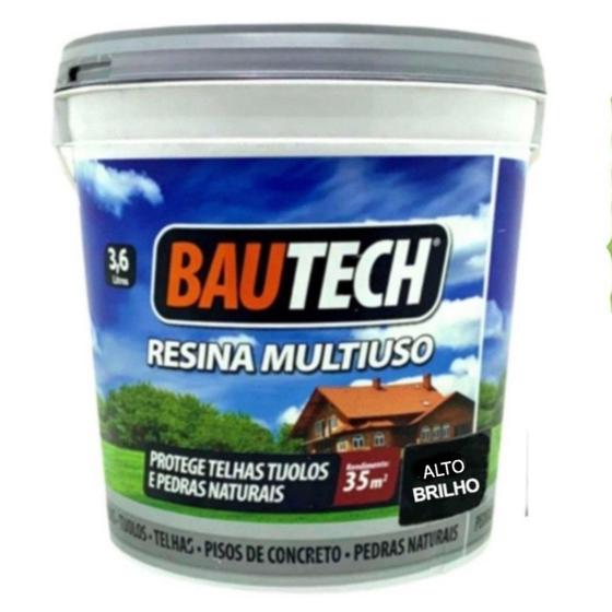 Imagem de Bautech Resina Acrílica Multiuso 3,6l - Brilho Incolor