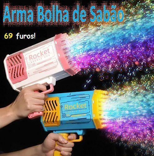 Imagem de Bazuka Lança Bolhas - (Rosa)