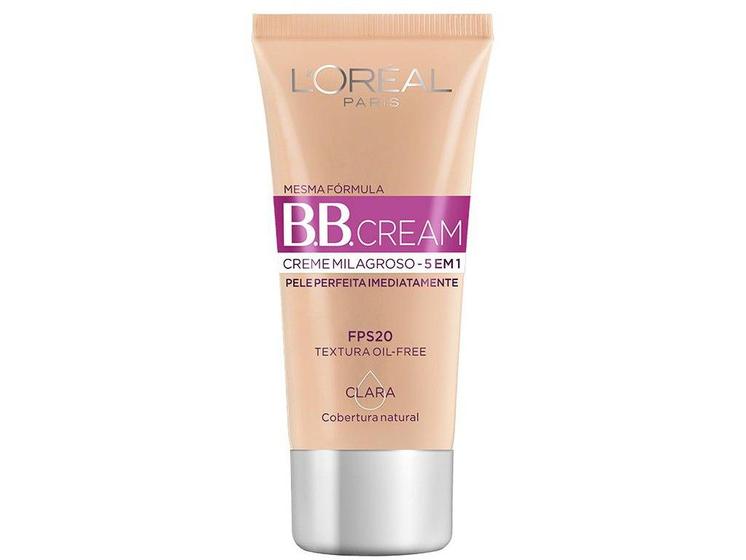 Imagem de BB Cream 5 em 1 FPS20 L’Oréal Paris Cor Clara 30ml