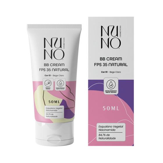 Imagem de BB Cream FPS 35 Natural Nuno 50ml