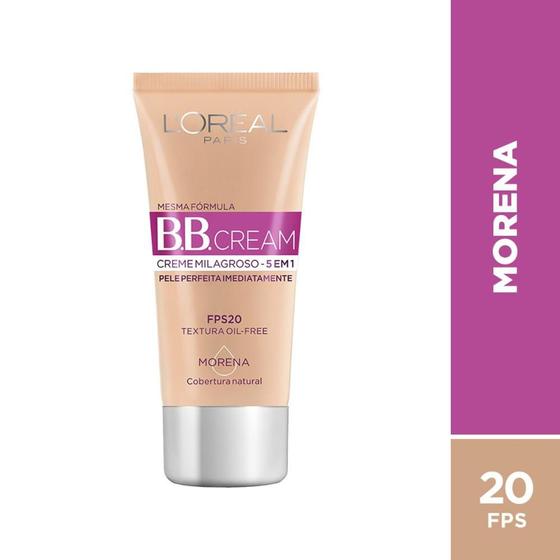 BB Cream L'Oréal Paris cor Morena FPS 20 30ml é ruim? BB Cream L'Oréal Paris cor Morena FPS 20 30ml é boa?
