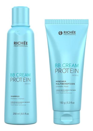 Imagem de BB Cream Protein Shampoo e Máscara Hidratante 400ml