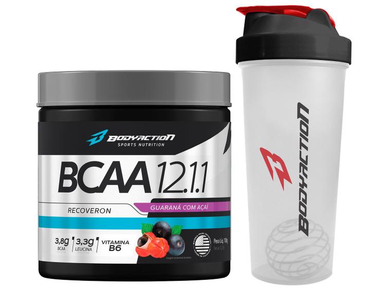 Imagem de Bcaa 12:1:1 Recoveron 100g + Coqueteleira Body Action