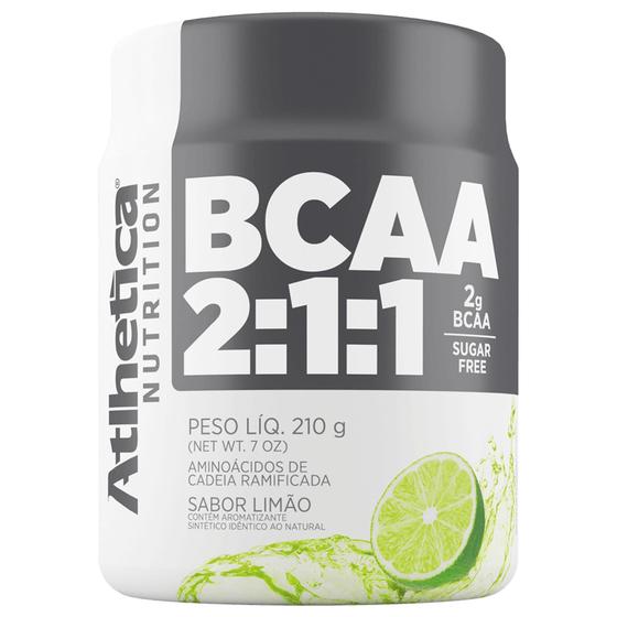 Imagem de Bcaa 2:1:1 Atlhetica Nutrition 210g Limão
