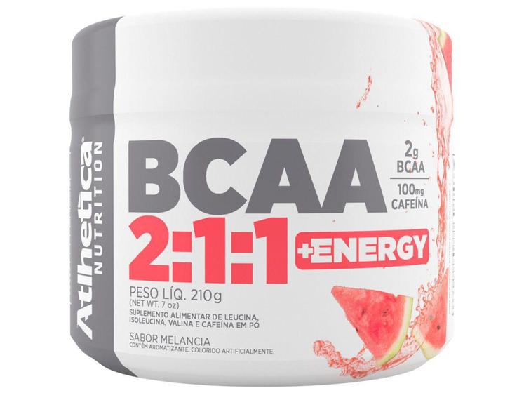 Imagem de Bcaa 2:1:1 + Energy - 210g Melancia - Athletica Nutrition - ATLHETICA