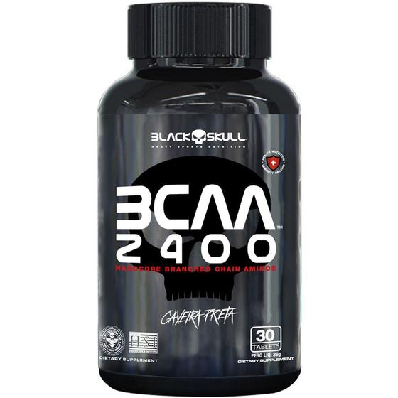 Imagem de BCAA 2400  Aminoácidos 30 tablets Black Skull