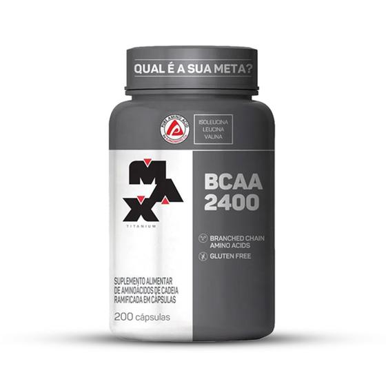 Imagem de BCAA 2400 Mg Pote Com 200 Capsulas - Max Titanium