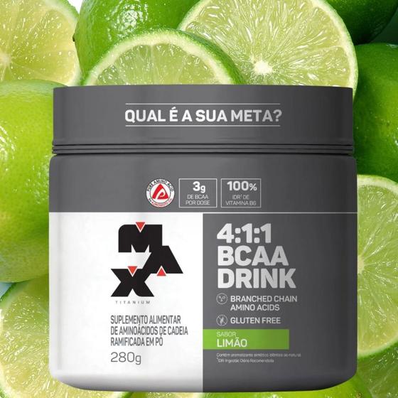 Imagem de BCAA 4:1:1 DRINK 280g - Max Titanium