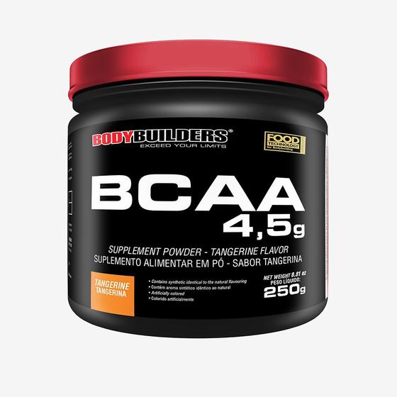 Imagem de BCAA 4.5 POWDER - 250 g - Sabor Tangerina - Bodybuilders