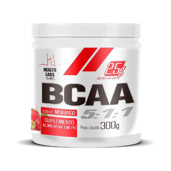 Imagem de Bcaa 5:1:1 health labs 300g morango