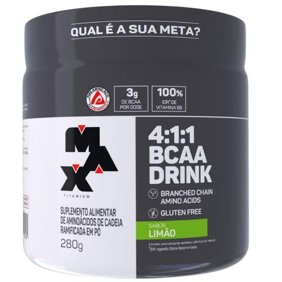 Imagem de BCAA Drink 4:1:1 280g - Max Titanium