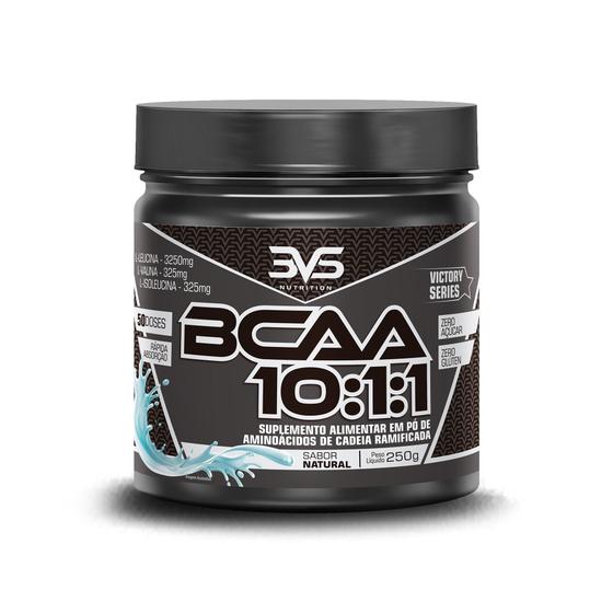 Imagem de Bcaa Em Pó 10:1:1 Natural 250G 3Vs Nutrition