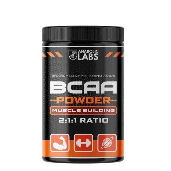 Imagem de Bcaa em pó 220g limão 44 doses com arginina e citrulina - anabolic labs