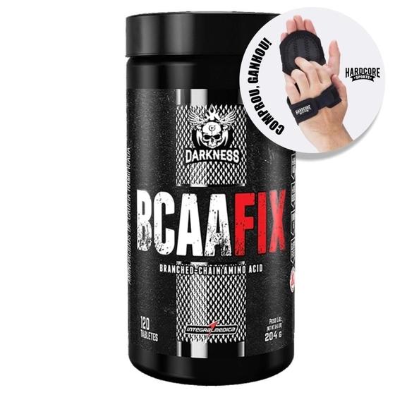 Imagem de Bcaa Fix 120 Caps Integralmedica + Luva Caleira Hardcore