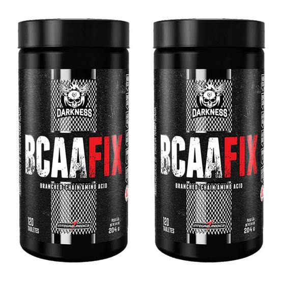 Imagem de Bcaa Fix 120 Tabs Ultra Concentrado Integral Kit 2 Potes