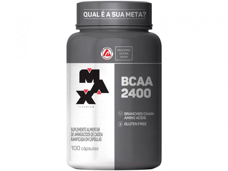 Imagem de BCAA Max Titanium 2400 100 Cápsulas sem Sabor