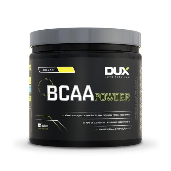 Imagem de BCAA Powder 4:1:1 Pote 200g Abacaxi DUX Nutrition