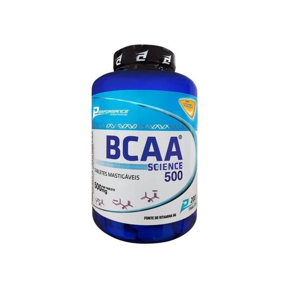 Imagem de Bcaa Science 500 Tablete Mastigável Frutas 200 Tabs