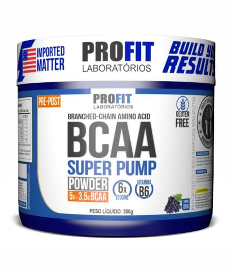 Imagem de Bcaa Super Pump 6.1.1 Powder 150g Uva - Profit Labz - Super Recuperação