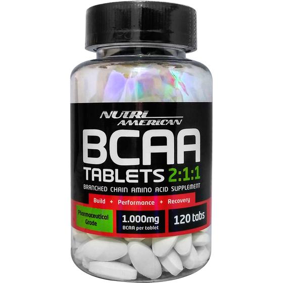 Imagem de Bcaa Tablets 2:1:1 - 120 Tabletes Nutri American