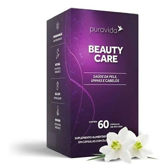 Imagem de Beauty Care - Pura Vida 60 Capsulas, Vit D3, Zinco, Cromo