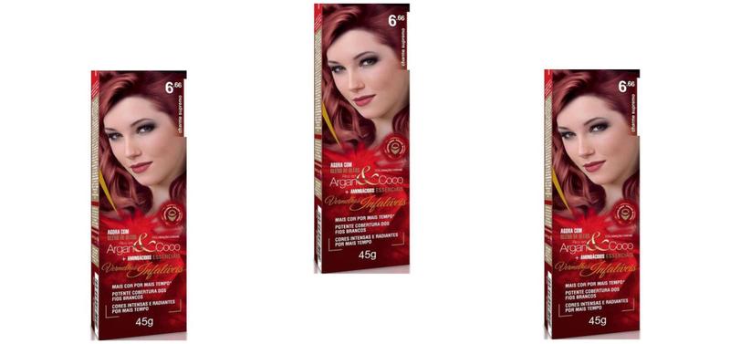 Imagem de Beauty Color Tintura 42.26 MARSALA VIOLET MISTER 45gr (03 Unidades) Cores VERMELHO/RUIVO Especiais