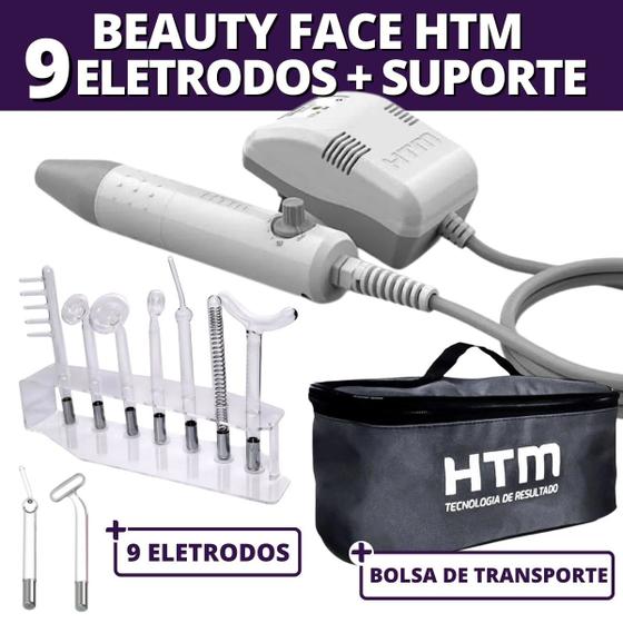 Imagem de Beauty Face HTM - Alta Frequência Portátil - KIT 9 ELETRODOS