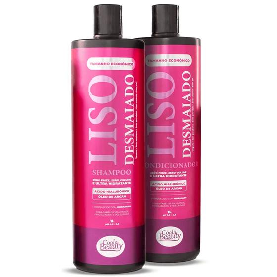 Imagem de Beauty Kit Shampoo Condicionador Coala Liso Desmaiado 1 L