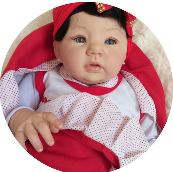 Imagem de Bebe Boneca Reborn Princesa Com Enxoval Completo