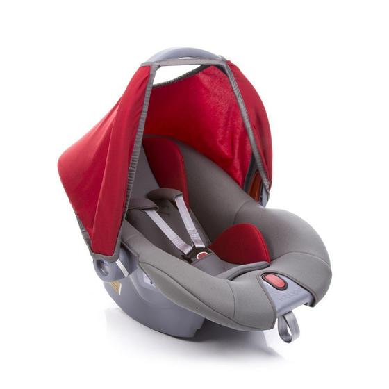 Imagem de Bebê Conforto P/ Carro Cinza/vermelho Até 13kg Voyage