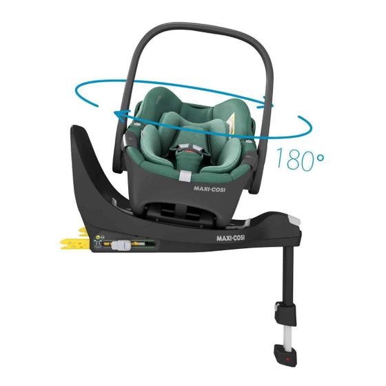 Imagem de Bebê Conforto Pebble 360 com Base FamilyFix 360 Essential Green - Maxi-Cosi