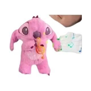 Imagem de Bebê Dormindo - Companheiro de Pelúcia com Luz Musical e Air Bag - Brinquedo Calmante Kawaii