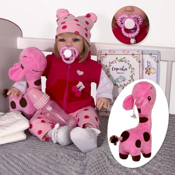 Imagem de Bebe Reborn Baby 52 cm Adora Girafa Princesa