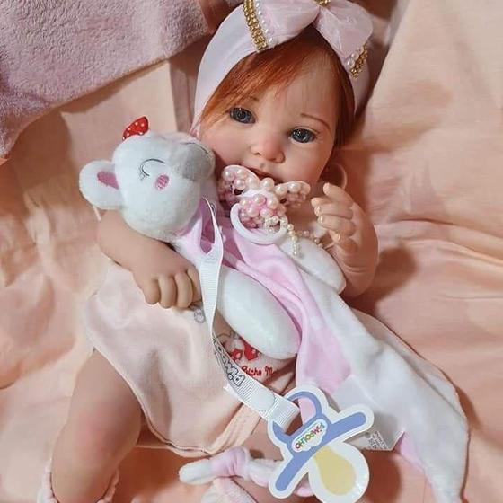 Imagem de Bebê Reborn Em Silicone  Dia Das Crianças  