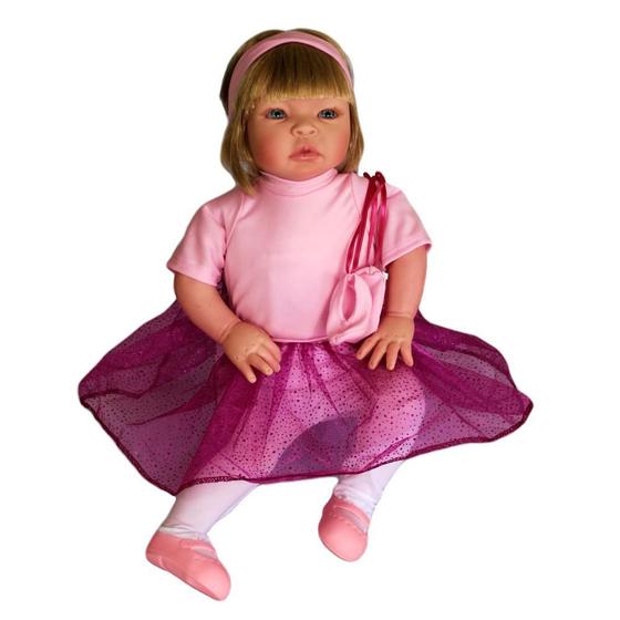 Imagem de Bebê Reborn Menina Helena Bailarina Brincar Toys