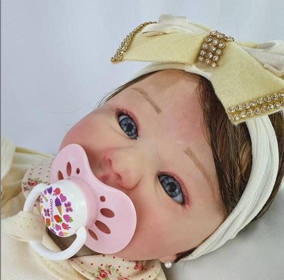 Imagem de Bebê Reborn Menina Linda Muito Realista Siliconada