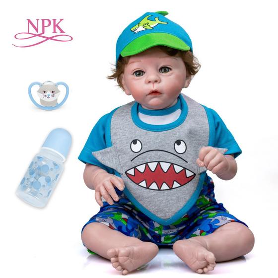 Bebe Reborn Menino Silicone 55 Cm Davi- - BEBÊ REBORN - Boneca Reborn ...