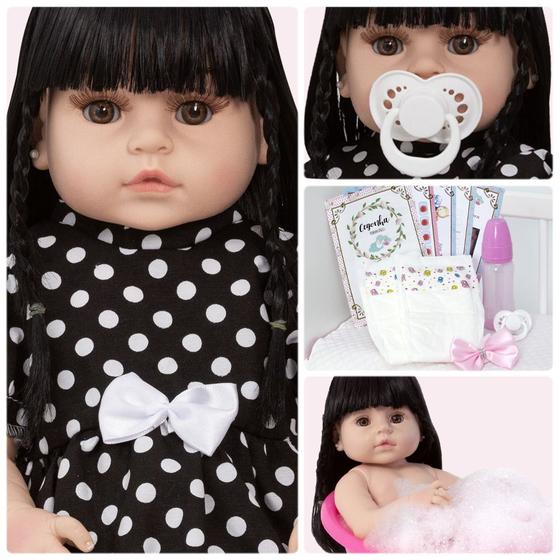 Imagem de Bebe Reborn Realista Menina Princesa Baby Alive Acessórios