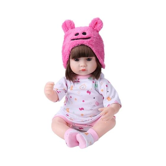Bebê Reborn Realista Recém-Nascido Em Vinil Macio Com Cola Para Meninas ...