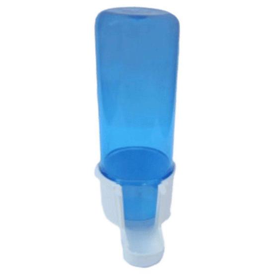 Imagem de Bebedouro Animalplast Pequeno 100ml - Malha Larga - Azul Com Base Branca